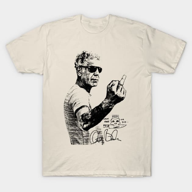 Anthony Bourdain Classic T-Shirt by Mr.Jack